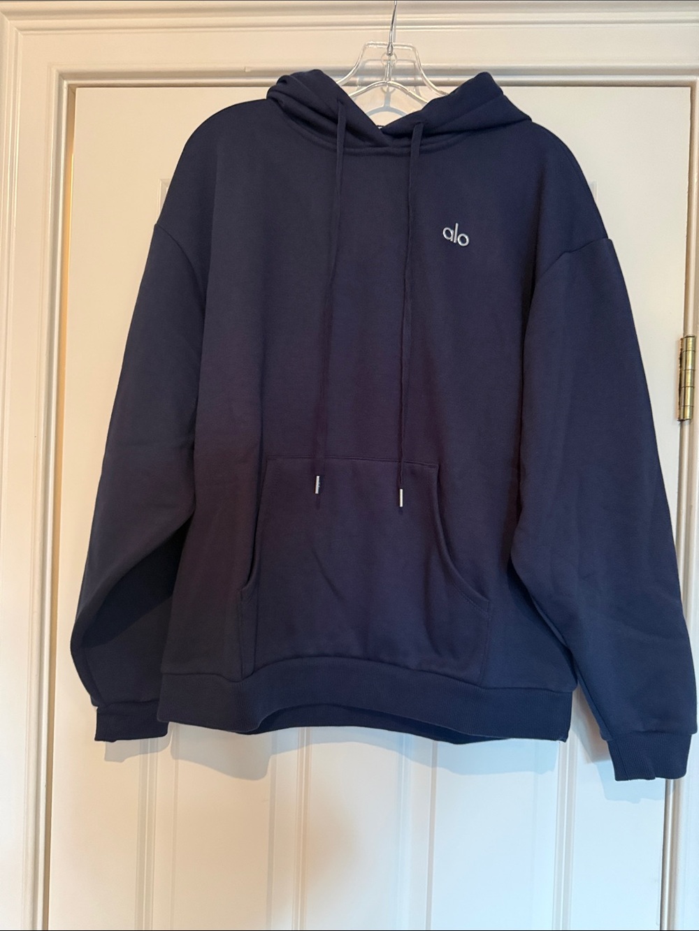 ALO Accolade Hoodie Navy Large NWT